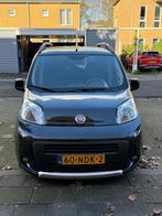 Fiat Qubo 1.4 54KW 2010 Zwart Zeer praktische en ruime auto!, Auto's, Voorwielaandrijving, Zwart, 400 kg, Zwart