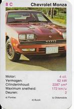 Ka17 autokaartje 8c chevrolet monza, Verzamelen, Ophalen of Verzenden, Zo goed als nieuw, Auto's