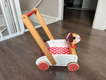 Schattige houten loopkar - Janod beschikbaar voor biedingen