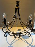 Kroonluchter, Huis en Inrichting, Lampen | Kroonluchters, Ophalen, Zo goed als nieuw, Metaal, Landelijk sober