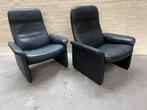De Sede ds50 relaxfauteuils, donkerblauw, Ophalen, Gebruikt, Vintage, ?