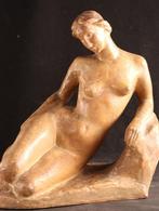 Mooi antiek sculptuur van een naakt, Ophalen of Verzenden