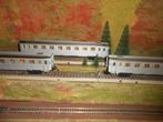 Märklin 4076 3x, Frankrijk, INOX rijtuigen met verlichting, Hobby en Vrije tijd, Wisselstroom, Treinset, Ophalen of Verzenden