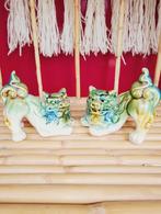 Chinese porseleinen Foo dogs, tempelleeuwen, Shishi lions, Ophalen of Verzenden