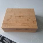 In nieuwstaat theedoos bamboe, Huis en Inrichting, Ophalen, Nieuw