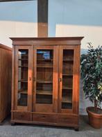 Prachtige antieke vitrinekast / buffetkast / boekenkast, Ophalen, 200 cm of meer, 150 tot 200 cm, Eikenhout
