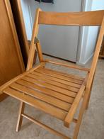 2 houten inklapstoelen in zeer Goede Staat, Ophalen, Twee, Overige kleuren, Zo goed als nieuw