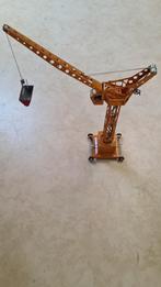 Vintage blikken hijskraan – alles werkt, ca. 60 jaar oud, Antiek en Kunst, Ophalen of Verzenden