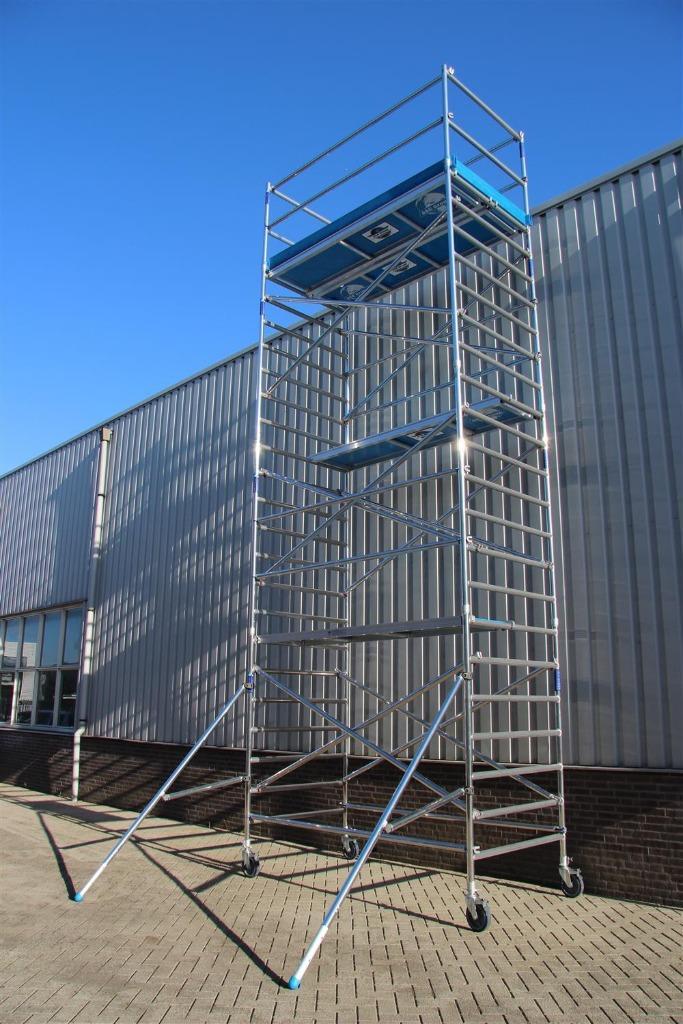 aluminium rolsteigers te huur, Doe-het-zelf en Verbouw, Steigers, Overige typen, 5 meter of hoger, Ophalen