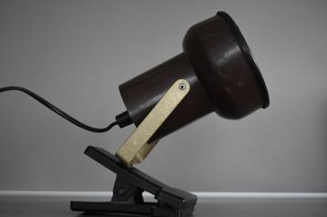 Klemspot klemlamp klem Zweeds design Orrefors jaren 70 beschikbaar voor biedingen