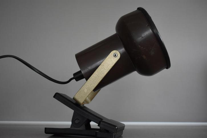 Klemspot klemlamp klem Zweeds design Orrefors jaren 70, Huis en Inrichting, Lampen | Overige, Gebruikt, Ophalen of Verzenden