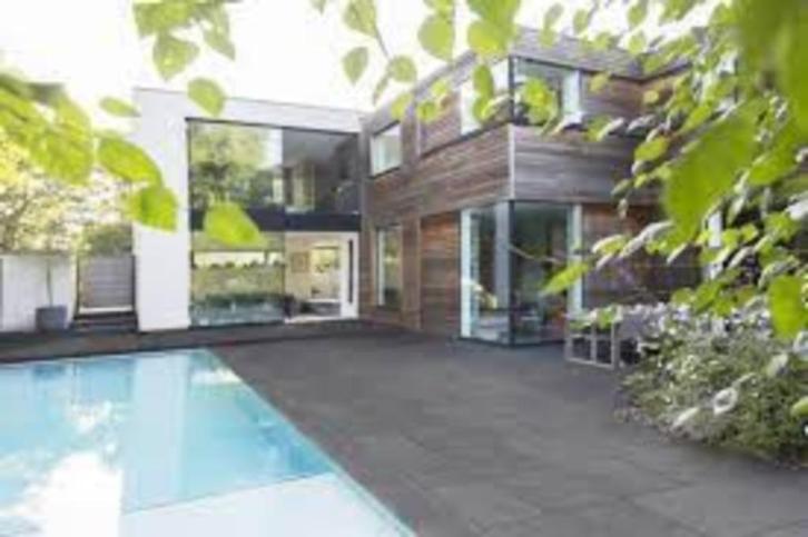 keramiek tuintegels Basaltino Black 60x60x2 cm - AKTIEPRIJS, Tuin en Terras, Tegels en Klinkers, Nieuw, Terrastegels, Keramiek