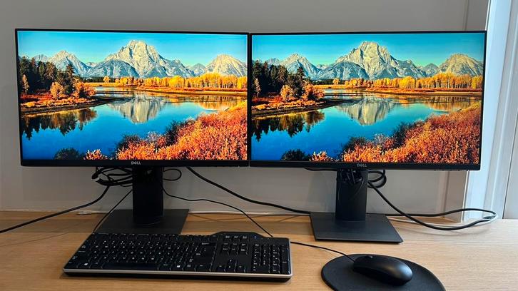 Dell Computer Monitor (x3) P2419HC, Computers en Software, Monitoren, Zo goed als nieuw, 60 Hz of minder, DisplayPort, IPS, Full HD