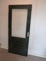 Buitendeur hardhout 201*87,5 cm, Ophalen, Gebruikt, Buitendeur, 200 tot 215 cm