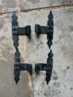 4 Luikgehengen - Poortbeslag, Ophalen of Verzenden, Gebruikt, IJzer, Scharnier