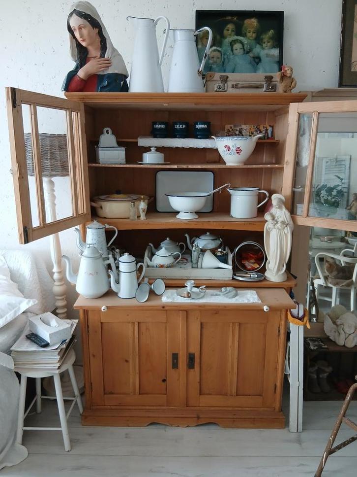 Oud grenen buffetkast., Antiek en Kunst, Antiek | Meubels | Kasten, Ophalen