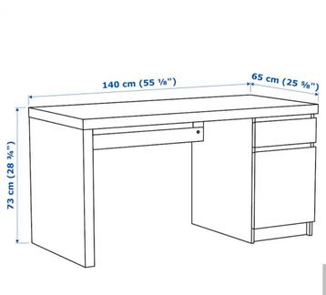Bureau ikea Malm - afbeelding 2