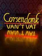 Corsendonk van T vat neon reclame lichtbak, Ophalen, Zo goed als nieuw, Lichtbak of (neon) lamp