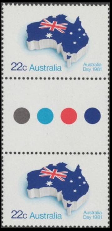 AUSTRALIE 1981 Aust. Day in Brugpaar, Michel: 740 x2, Postfr beschikbaar voor biedingen