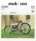 Mok100 motorkaart race motor clément 2 ¾ hp - 1913, Ophalen of Verzenden, Zo goed als nieuw, Auto's