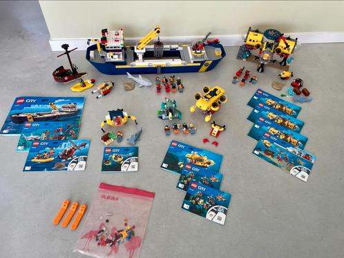 LEGO CITY OCEAAN 4 SETS 60263/60264/60265/60266, Kinderen en Baby's, Speelgoed | Duplo en Lego, Zo goed als nieuw, Ophalen
