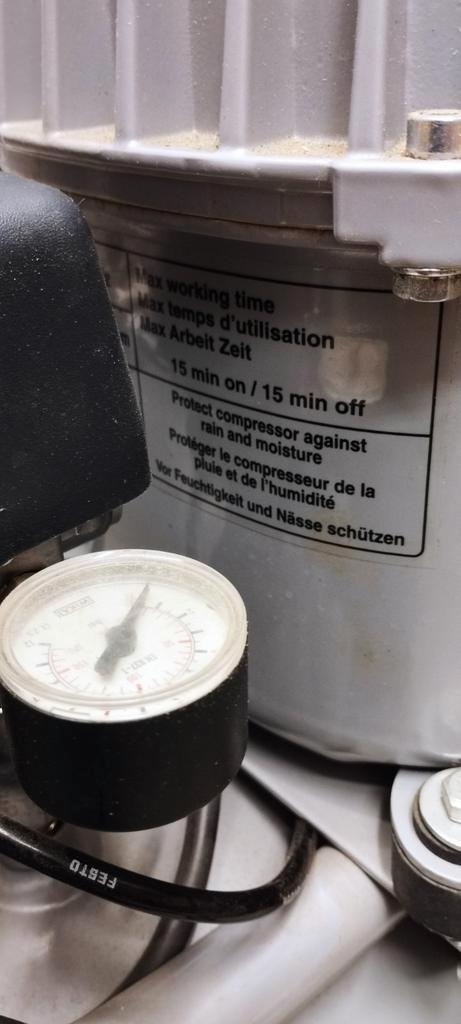 Stille Compressor - Whisp Air / Contimeta, Doe-het-zelf en Verbouw, Compressors, Gebruikt, 6 tot 10 bar, Minder dan 25 liter, Minder dan 200 liter/min