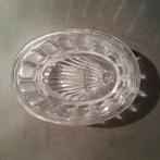 Glazen vorm voor pudding, boter etc. Boven kant: schelp, Glas of Glazen, Gebruikt, Ophalen of Verzenden, Glas