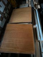 Tafelblad horeca kwalteit, Ophalen, Gebruikt, Vierkant, Hout