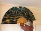 Grote waaier wand decoratie, Huis en Inrichting, Woonaccessoires | Wanddecoraties, Ophalen, Gebruikt