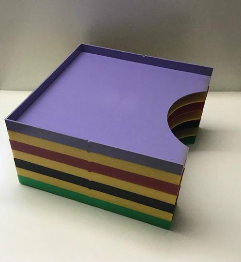 Vintage retro LP platen opberg rekken, Cd's en Dvd's, Vinyl | Pop, Zo goed als nieuw, 1960 tot 1980, Overige formaten, Ophalen of Verzenden