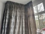 Lange antraciet gordijnen voor erker - Nieuw!, Huis en Inrichting, Ophalen, Nieuw, Grijs, 200 cm of meer