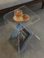 Acryl Bijzettafel Side Table, Minder dan 45 cm, Ophalen of Verzenden, Zo goed als nieuw, Overige vormen