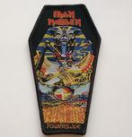 Iron Maiden limited edition coffin Powerslave patch 349, Nieuw, Kleding, Verzenden