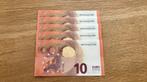 5x Lagarde - Spanje (VB) - UNC, Postzegels en Munten, Bankbiljetten | Europa | Eurobiljetten, Ophalen of Verzenden, Spanje, Los biljet