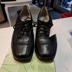 Waldlaufer nieuwe zwarte leren veter schoenen mt 38 nr 40674, Schoenen met lage hakken, Waldlaufer, ., Zwart