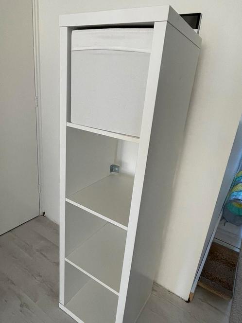 Kallax kast 4-vaks te koop, Huis en Inrichting, Kasten | Boekenkasten, Gebruikt, Minder dan 50 cm, 100 tot 150 cm, 25 tot 50 cm