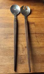 Teakhouten slacouvert VINTAGE, Ophalen of Verzenden