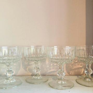 Vintage Cristal d’Arques champagnecoupes beschikbaar voor biedingen