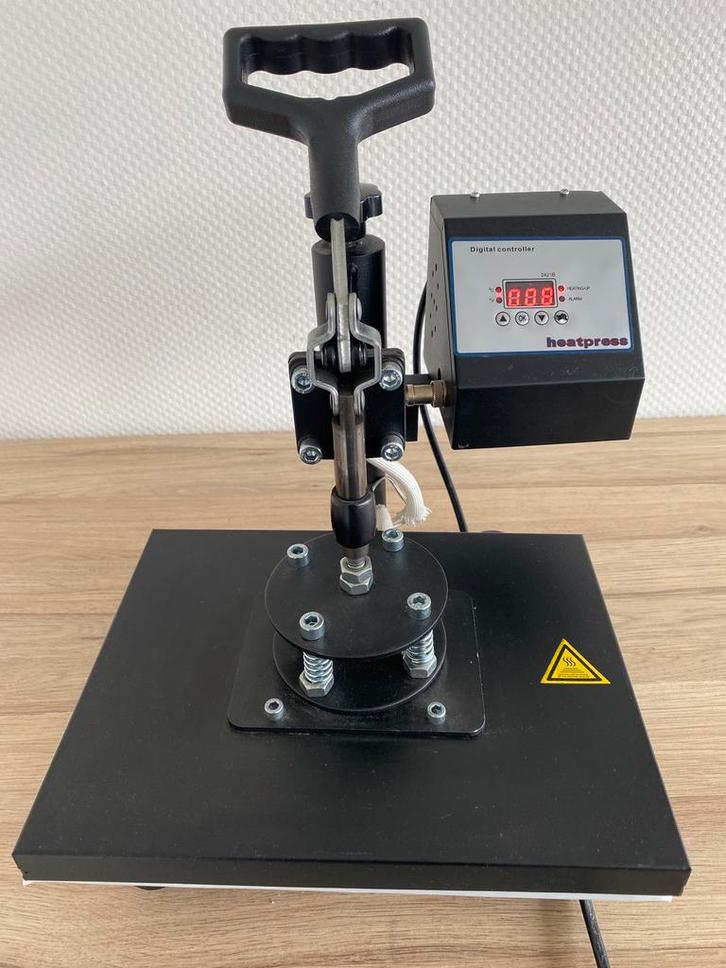 Drukpers, Heatpress, Hobby en Vrije tijd, Kledingapplicaties en Hotfix, Gebruikt, Applicator, Ophalen of Verzenden