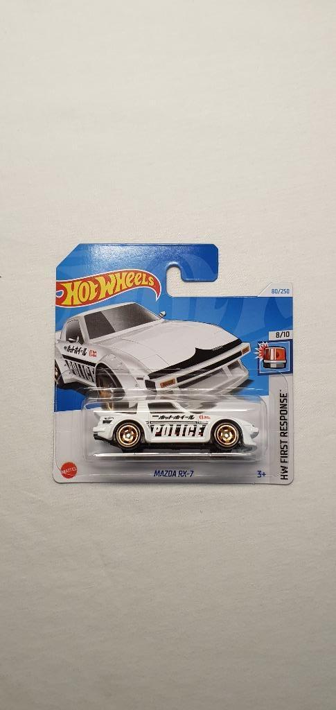 Hot wheels Mazda RX-7 FC wit, Hobby en Vrije tijd, Modelauto's | Overige schalen, Nieuw, Auto, Ophalen of Verzenden