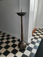 Antieke koperen kerk kandelaar, Antiek en Kunst, Antiek | Religie, Ophalen