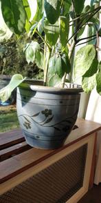 Bloempot, Huis en Inrichting, Woonaccessoires | Vazen, Ophalen, Steen, Gebruikt, Overige kleuren