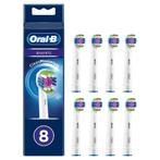 8X ORAL-B PRO 3D WHITE OPZETBORSTELS 100% ORIGINEEL, Verzenden, Nieuw, Tandenborstel