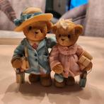 Cherished Teddies Patty & Peggy Beeldje, Ophalen of Verzenden, Zo goed als nieuw, Beeldje, Cherished Teddies