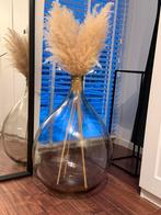 Hoge vaas met pampasgras, Ophalen, Zo goed als nieuw