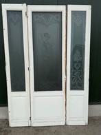 Antieke Glazen 3slag deuren, Ophalen, Rechthoekig