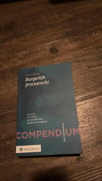 Compendium Burgerlijk procesrecht 22e druk beschikbaar voor biedingen