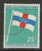 Antillen 1958 306 Statuut 25c, Gest, Postzegels en Munten, Postzegels | Nederlandse Antillen en Aruba, Ophalen of Verzenden, Gestempeld