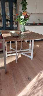 Te koop: landelijke eettafel, Huis en Inrichting, Tafels | Eettafels, Ophalen, Gebruikt, 100 tot 150 cm, Landelijk