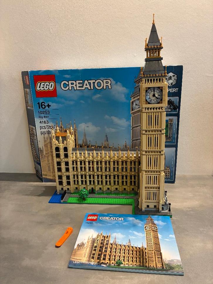 Lego 10253 Creator Expert Big Ben met doos, Kinderen en Baby's, Speelgoed | Duplo en Lego, Zo goed als nieuw, Lego, Complete set